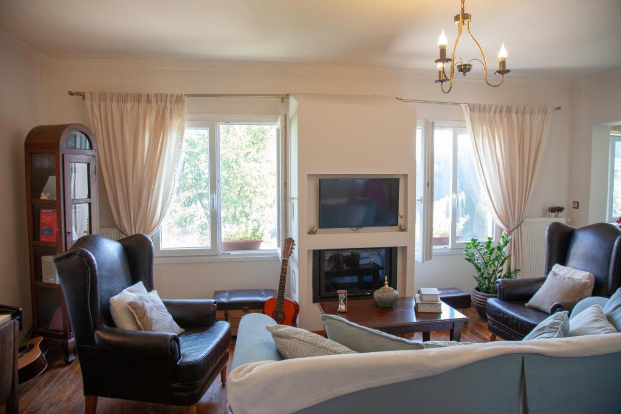 Lorantina Luxury Sea View Holiday House Close To Barbati & Ipsos Beach Spartylas Exterior photo