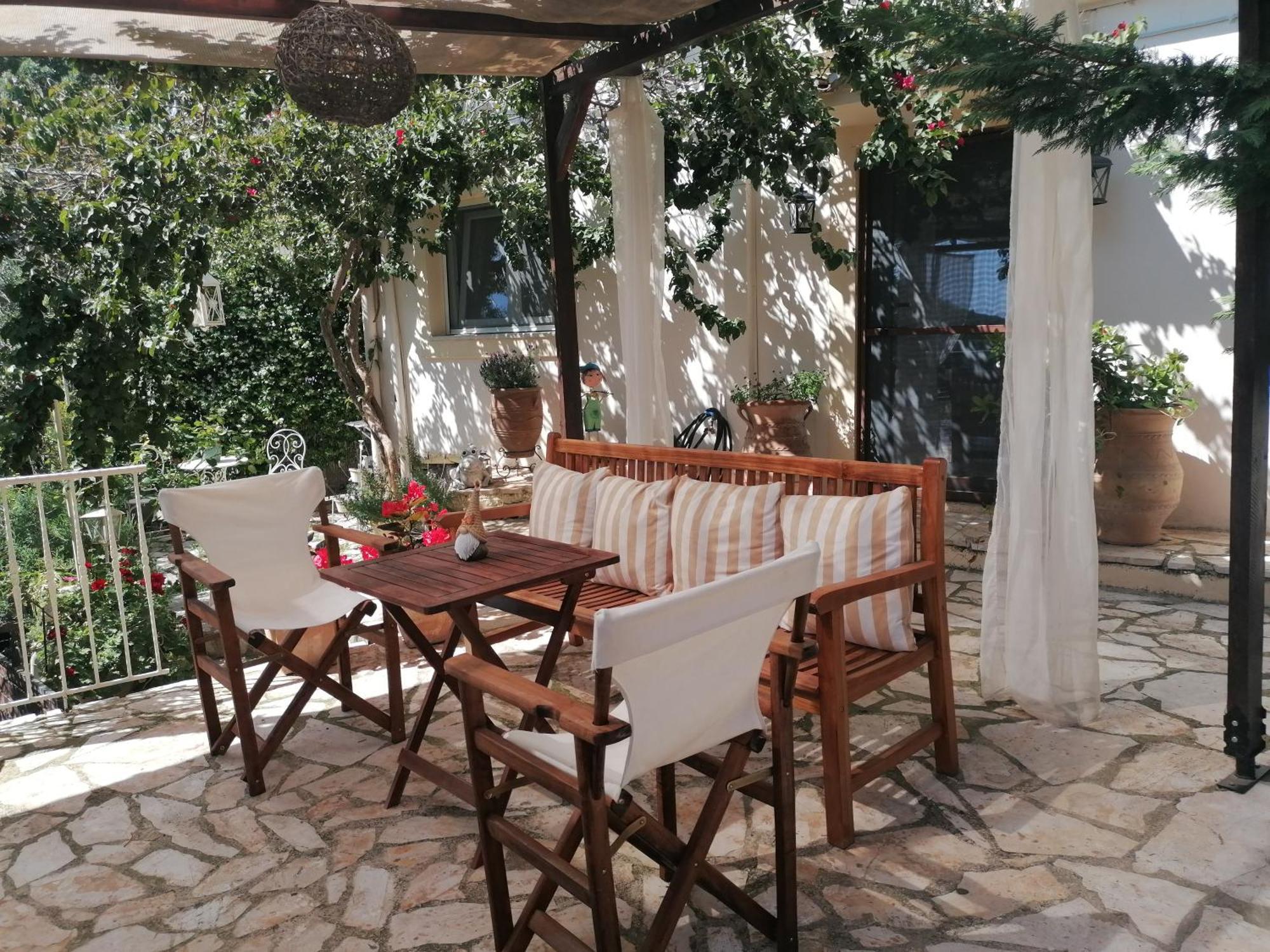 Lorantina Luxury Sea View Holiday House Close To Barbati & Ipsos Beach Spartylas Exterior photo