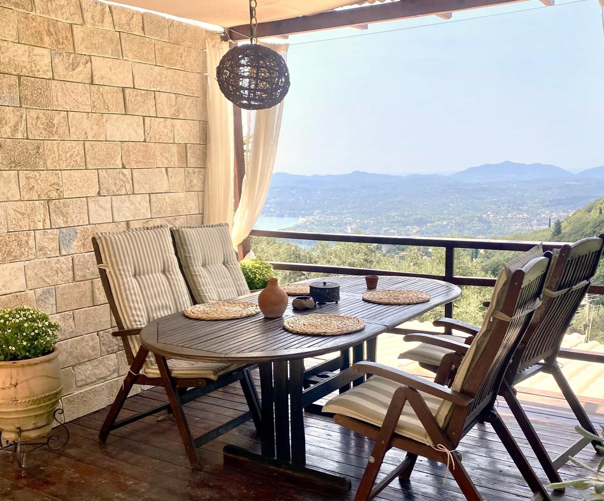 Lorantina Sea View House Holidays In Corfu Spartylas Exterior photo
