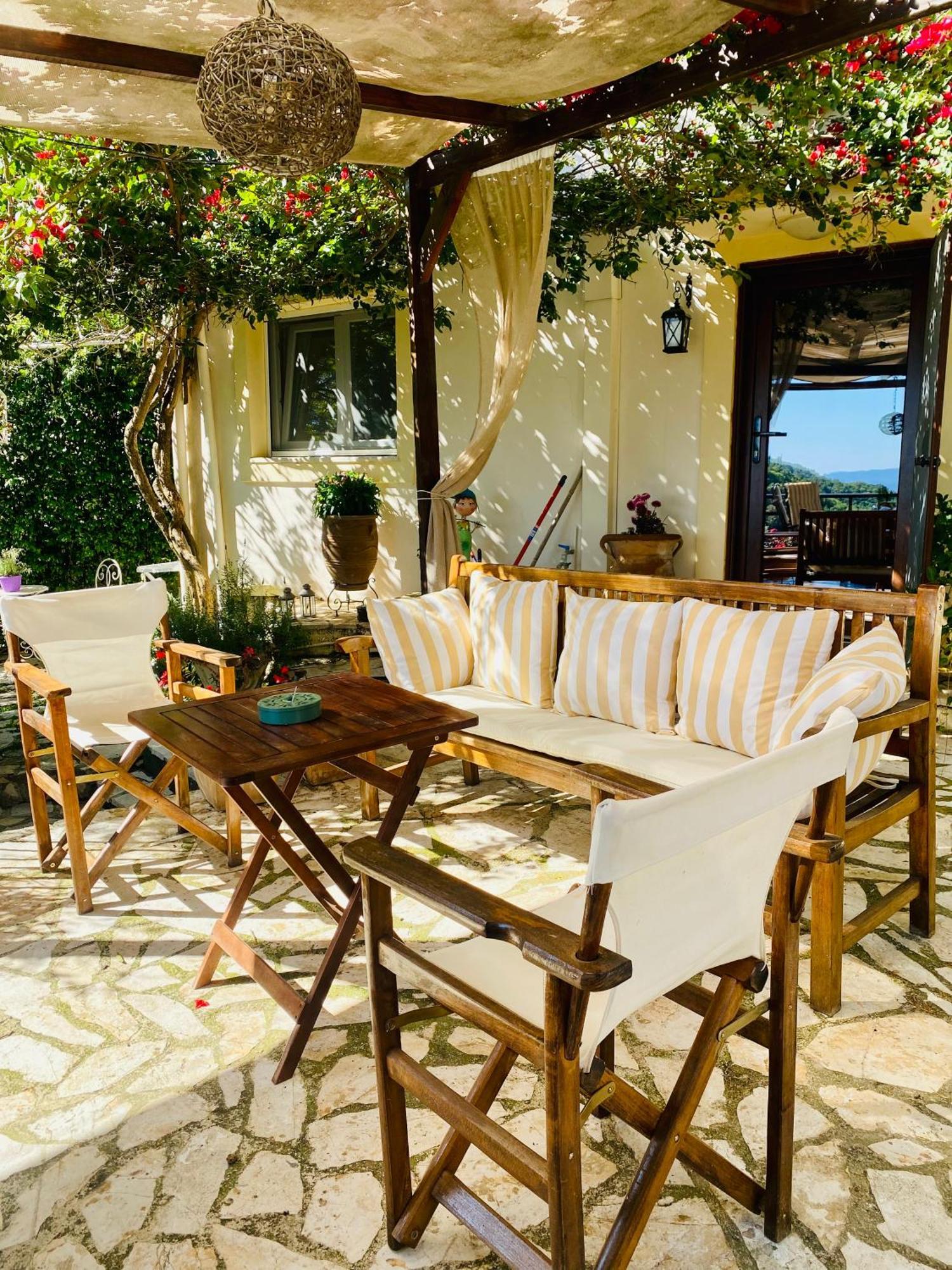 Lorantina Sea View House Holidays In Corfu Spartylas Exterior photo